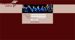Desktop Screenshot of intern.doncamillo-chor.de
