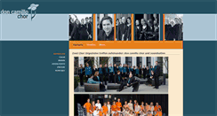 Desktop Screenshot of doncamillo-chor.de